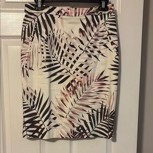 ANTONIO MELANI Cream and Black Pencil Skirt Resort Wear